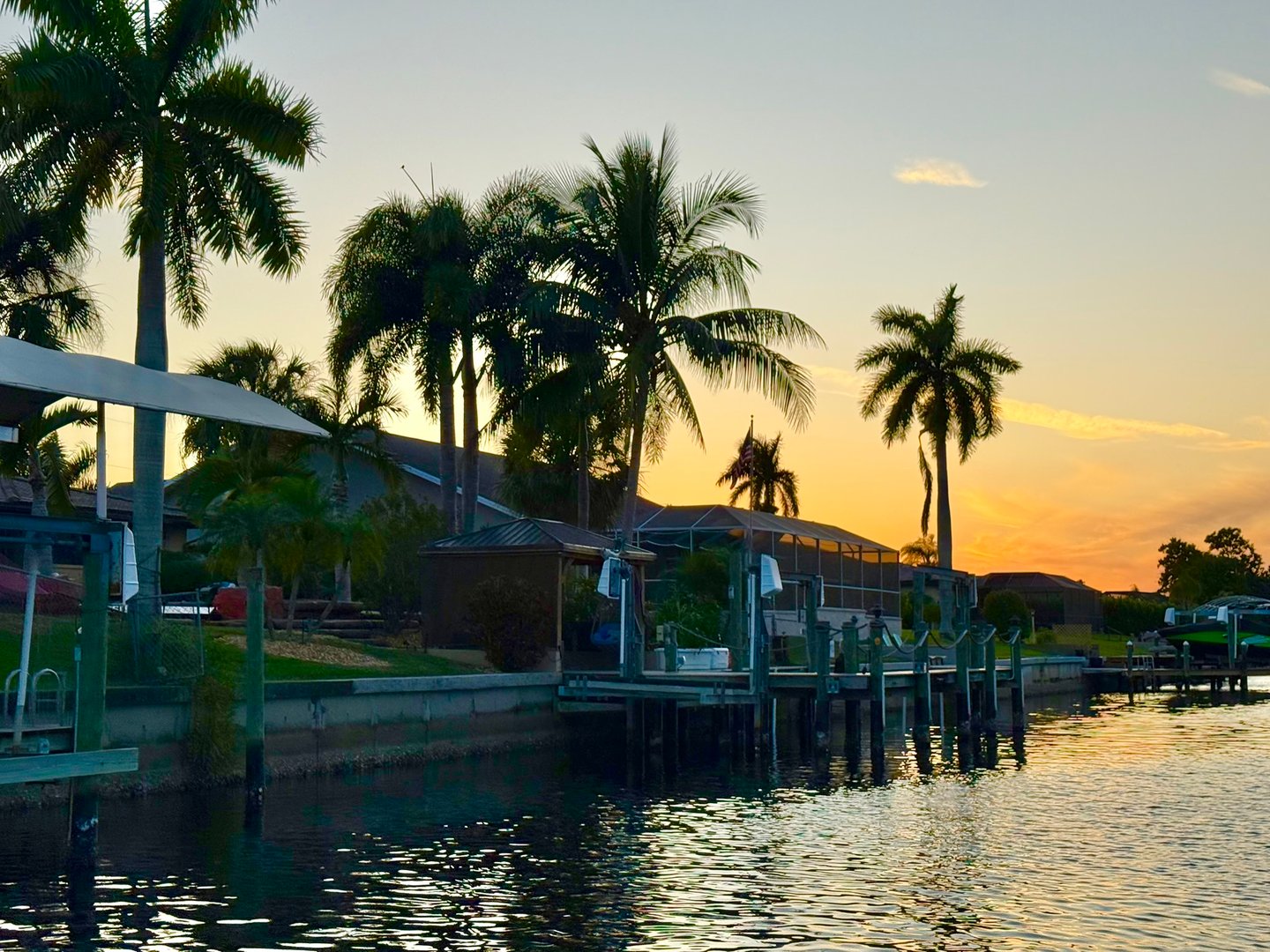 Waterfront view at Salt Life Villa