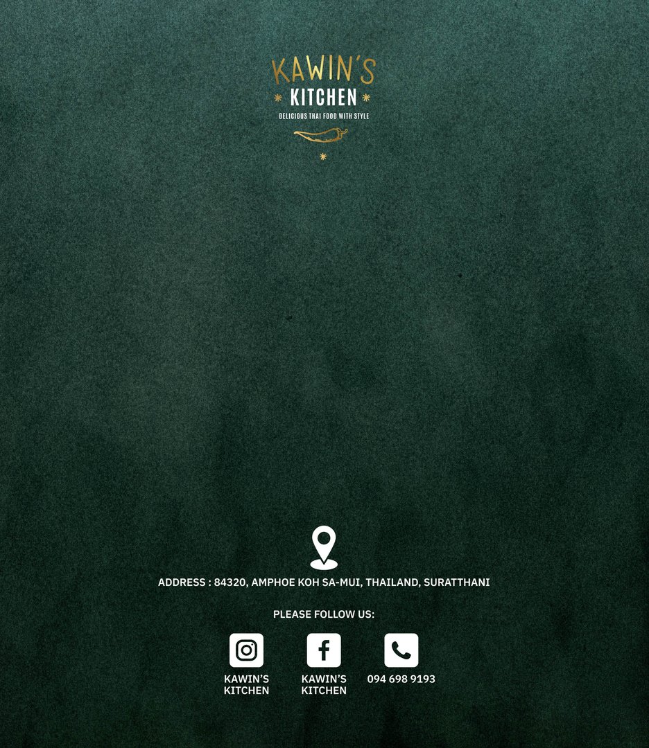 Lamai Beach Menu - New Image