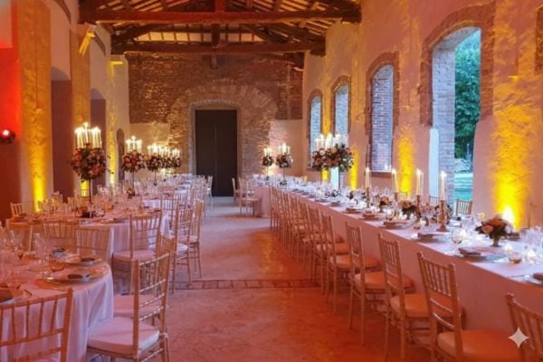 Borgo Boncompagni Ludovisi dining area