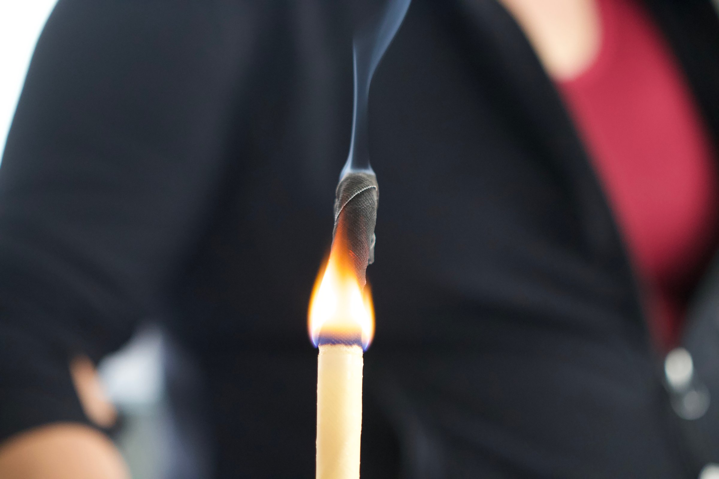 Ear candling holistic therapy treatment