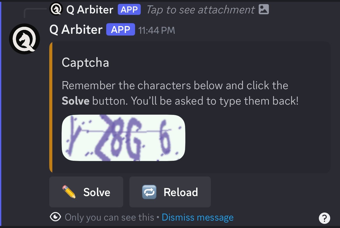 Solve the captcha verification challenge
