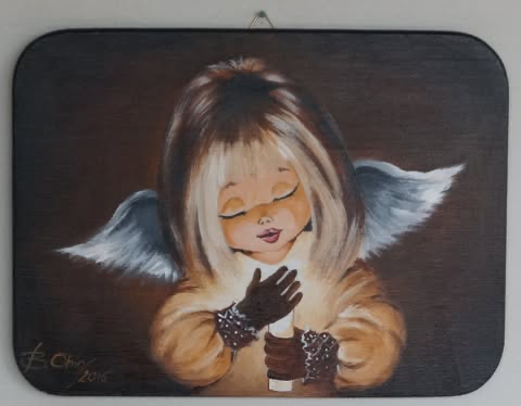 Aniołek ze świeczką