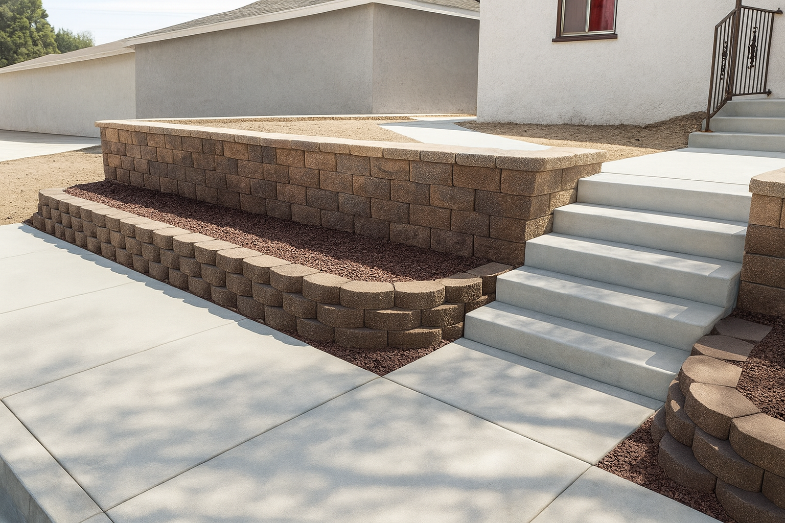 SK Concrete project - San Diego concrete work