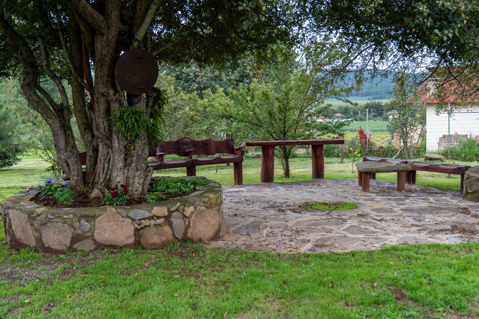 Zona exterior hotel Quinta El Descanso Tapalpa espacios abiertos naturaleza Sierra Jalisco Atemajac Brizuela