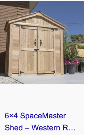 6×4 SpaceMaster Shed