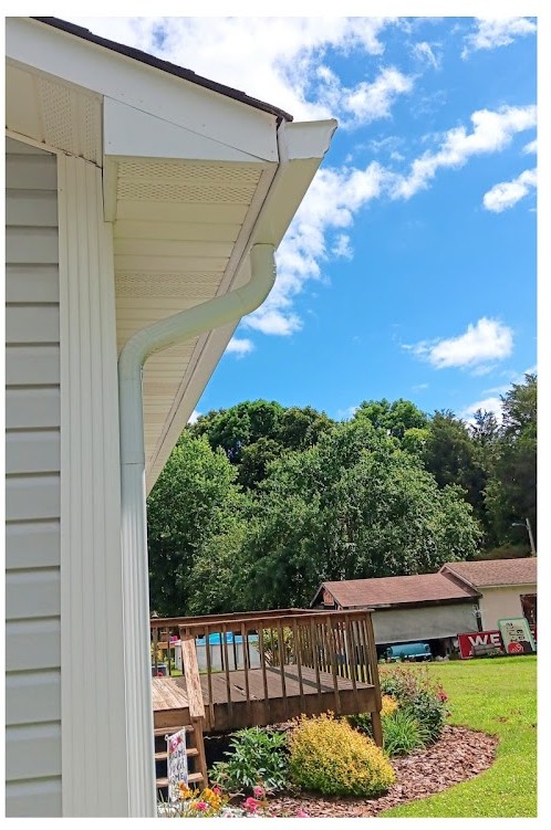 After gutter restoration