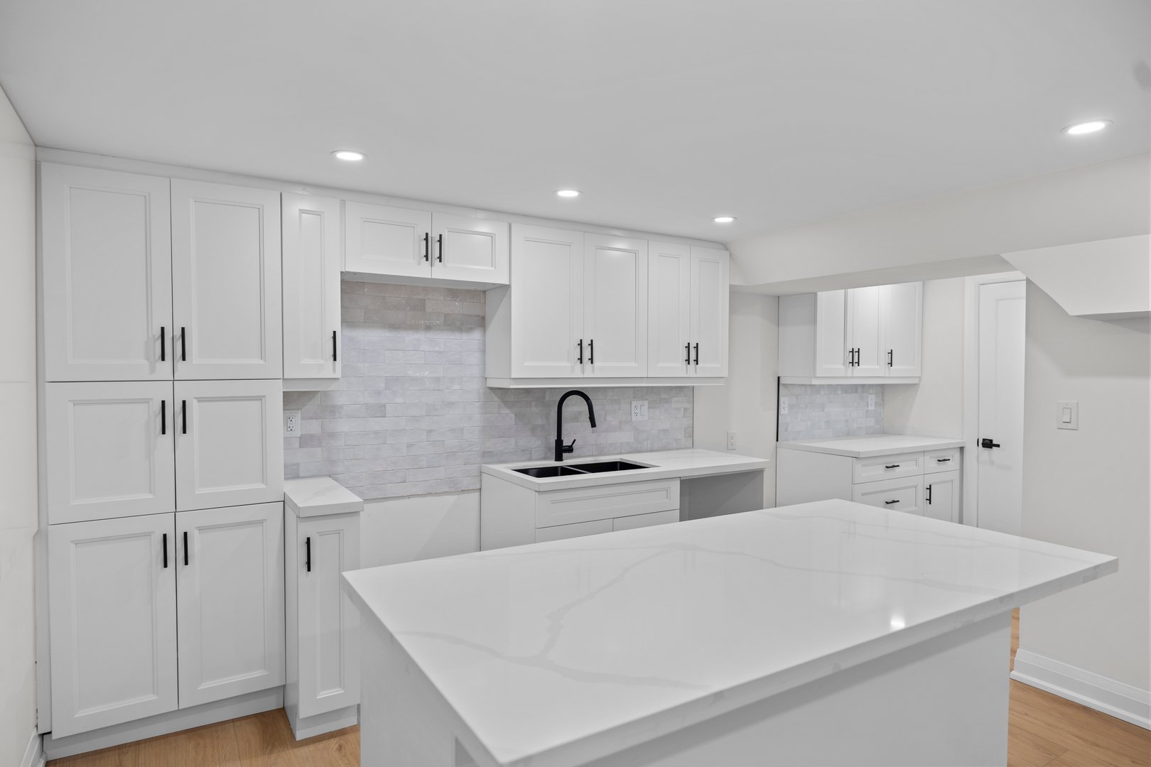 Professional custom basement kitchen project