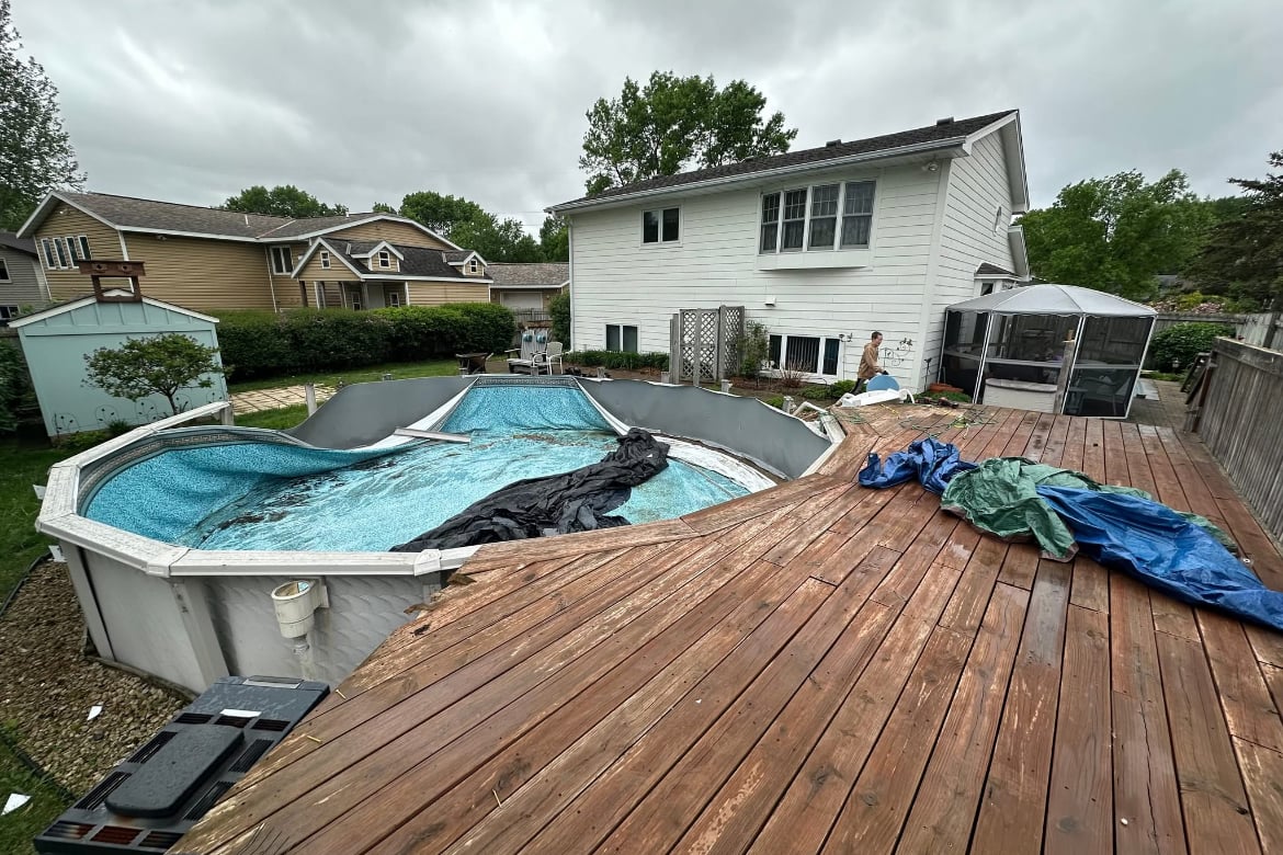 Junk removal completed