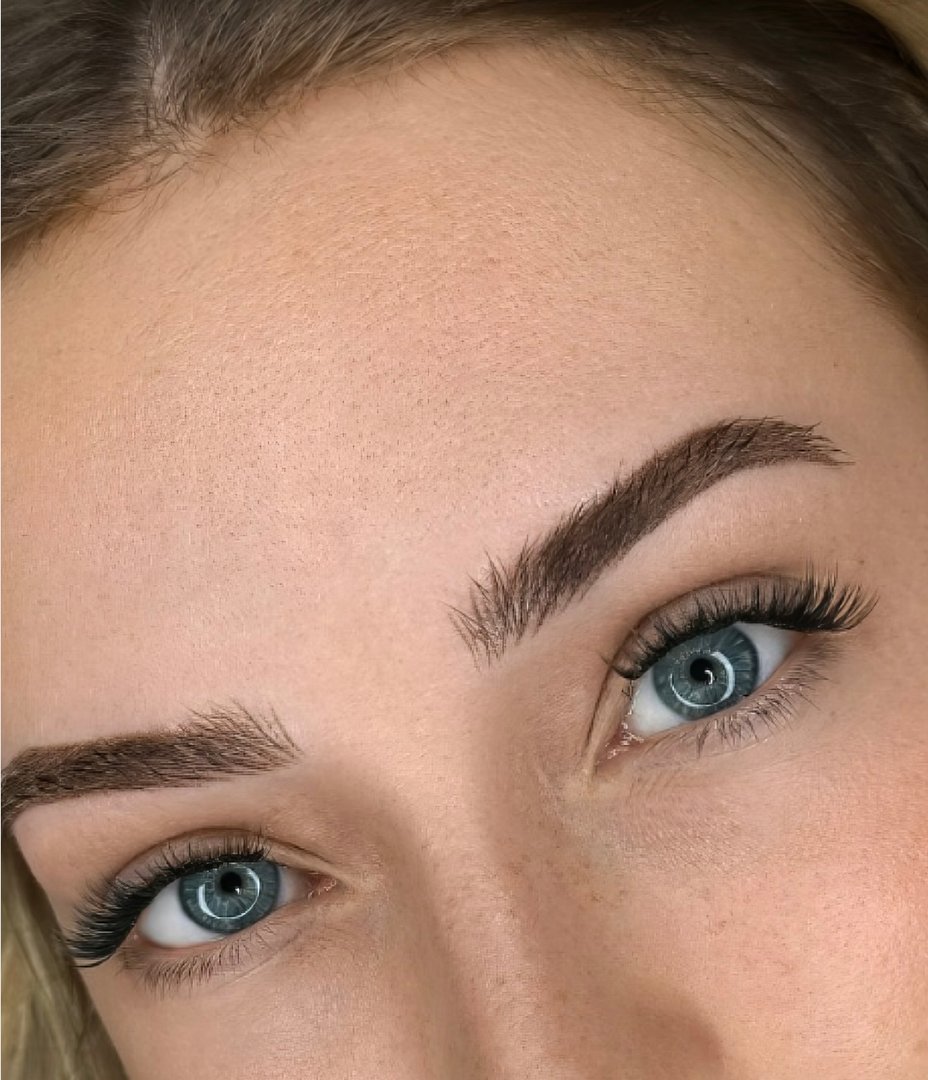 Brow transformation result
