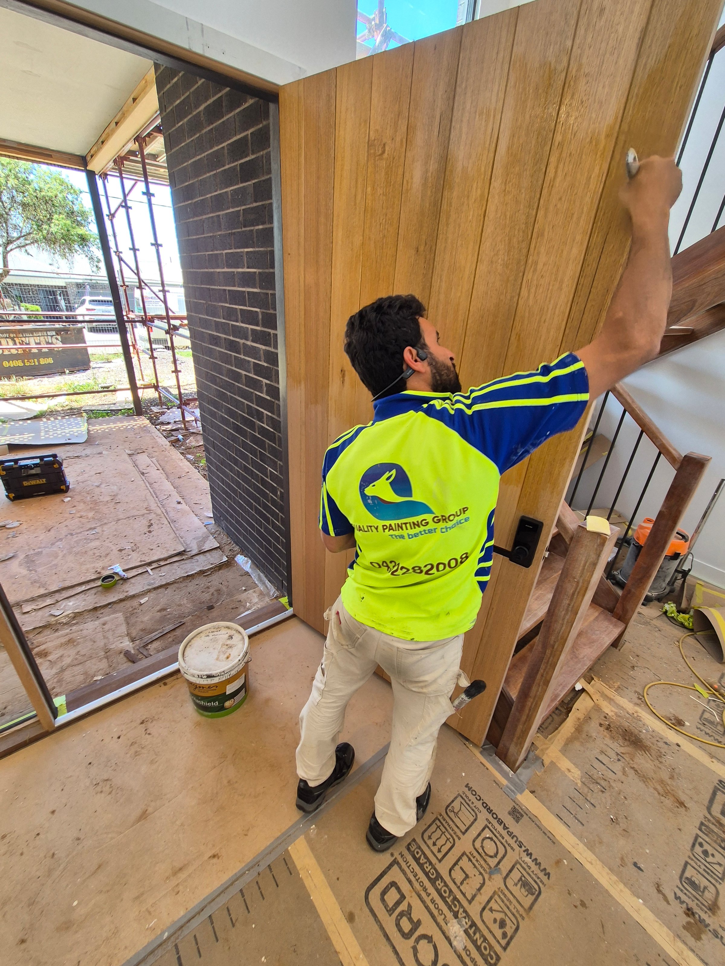 Timber staining service