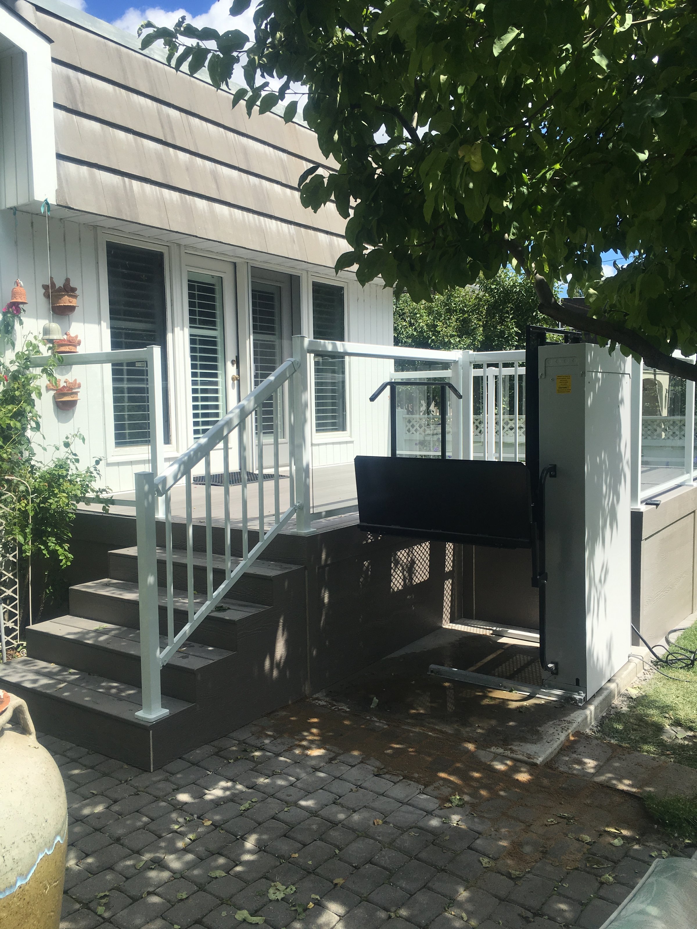 High-quality platform lift installation demonstrating professional accessibility solutions