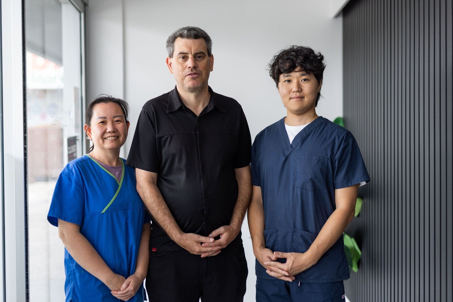Dental clinic interior with modern equipment and comfortable patient chair