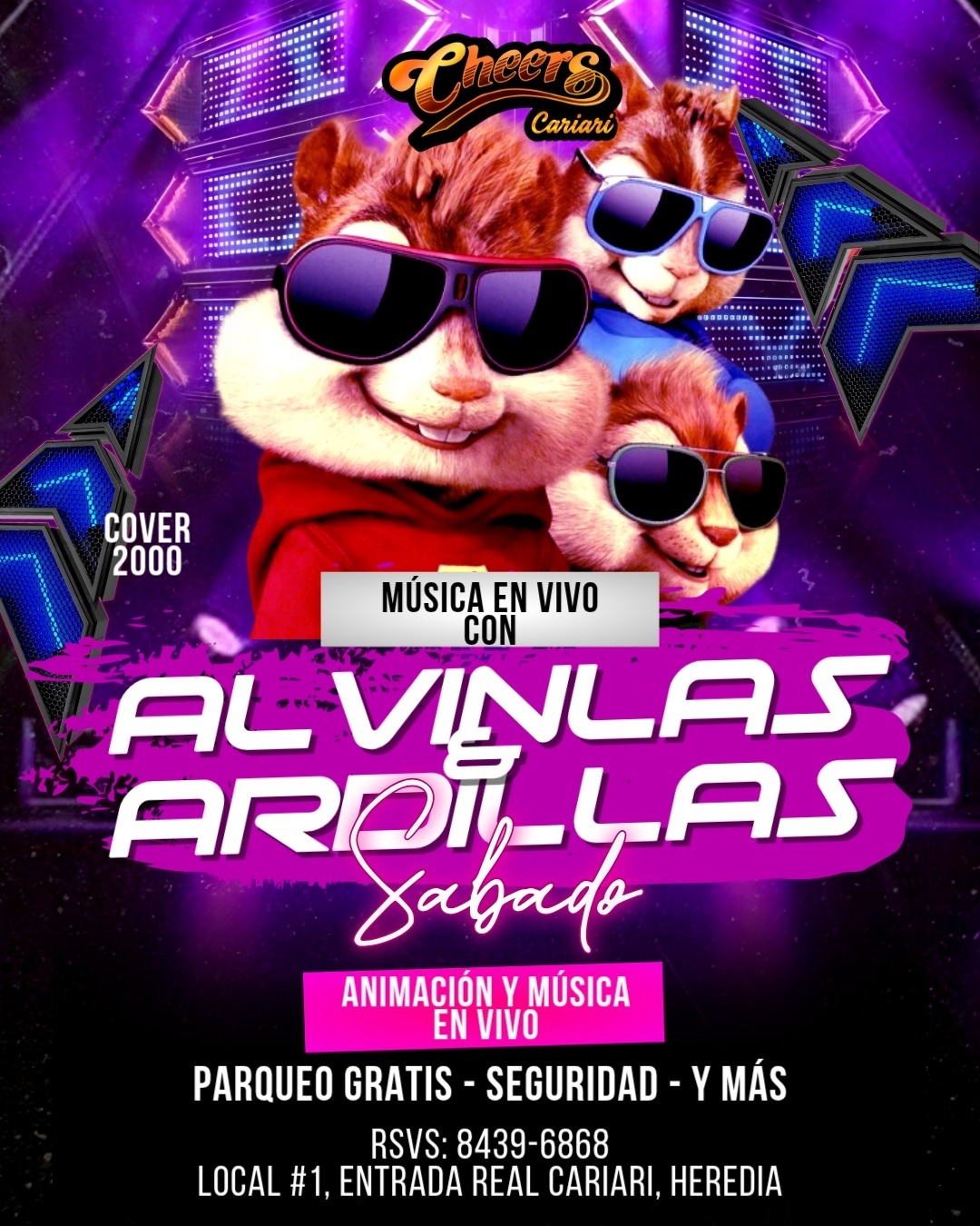 Evento Cheers Cariari - Sábado