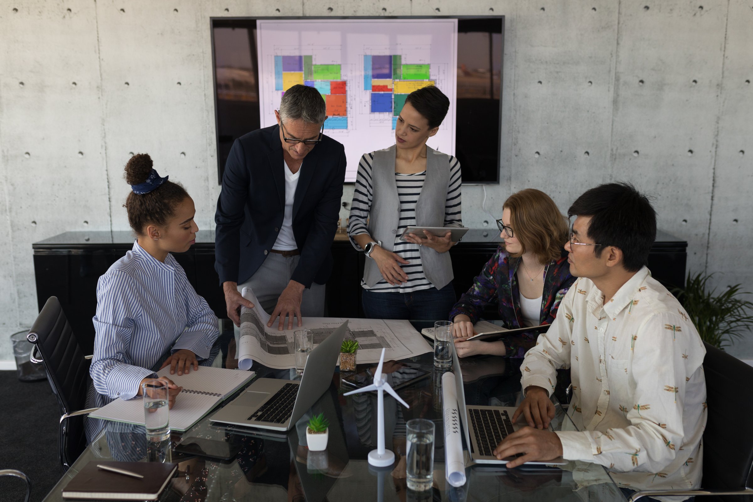 Cross‑functional team in implementation working session