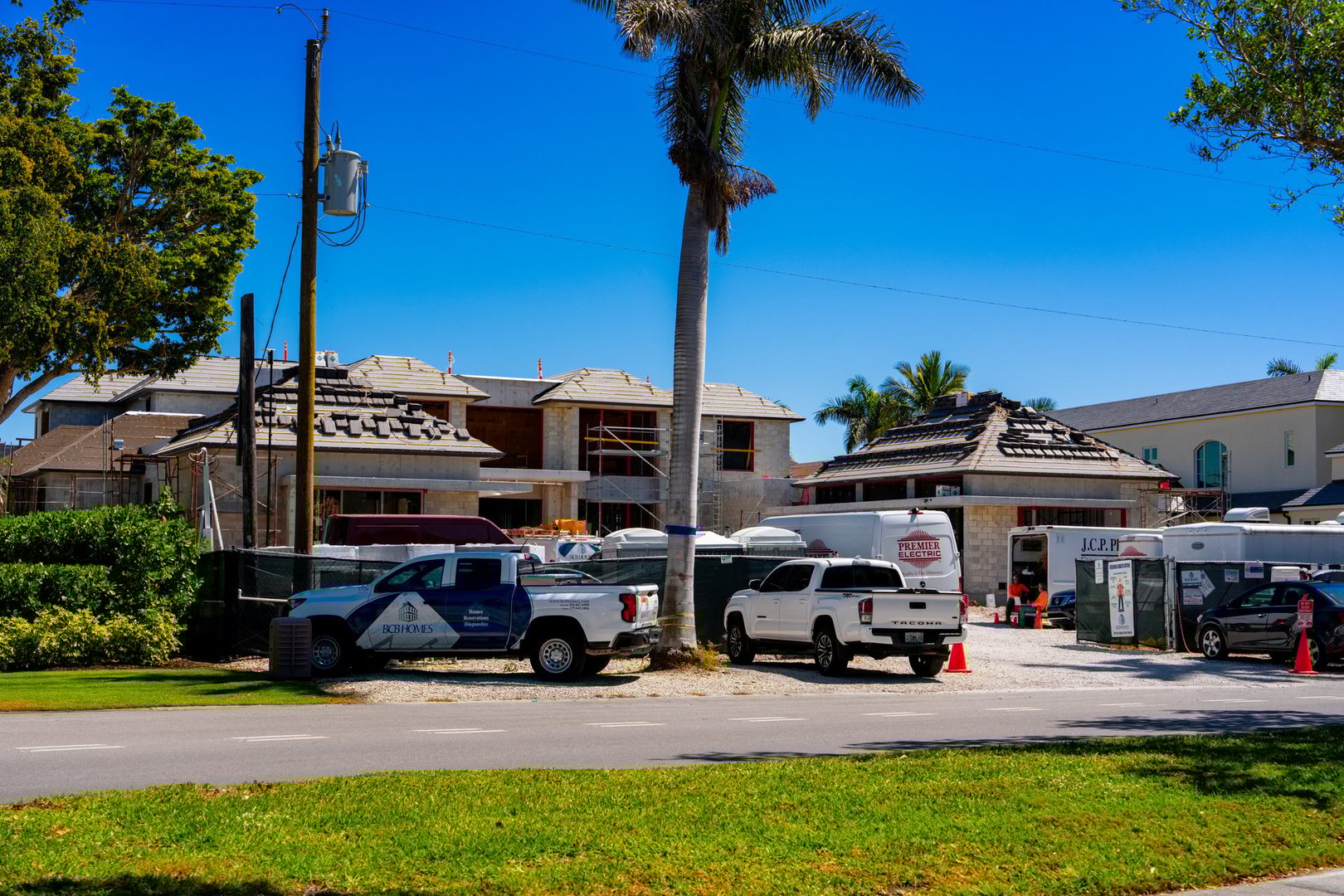 Luxury mansion construction