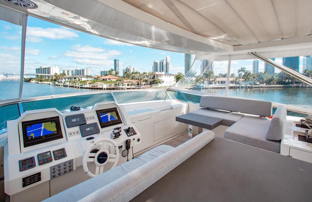 Azimut 85 Navigation Bridge Interior