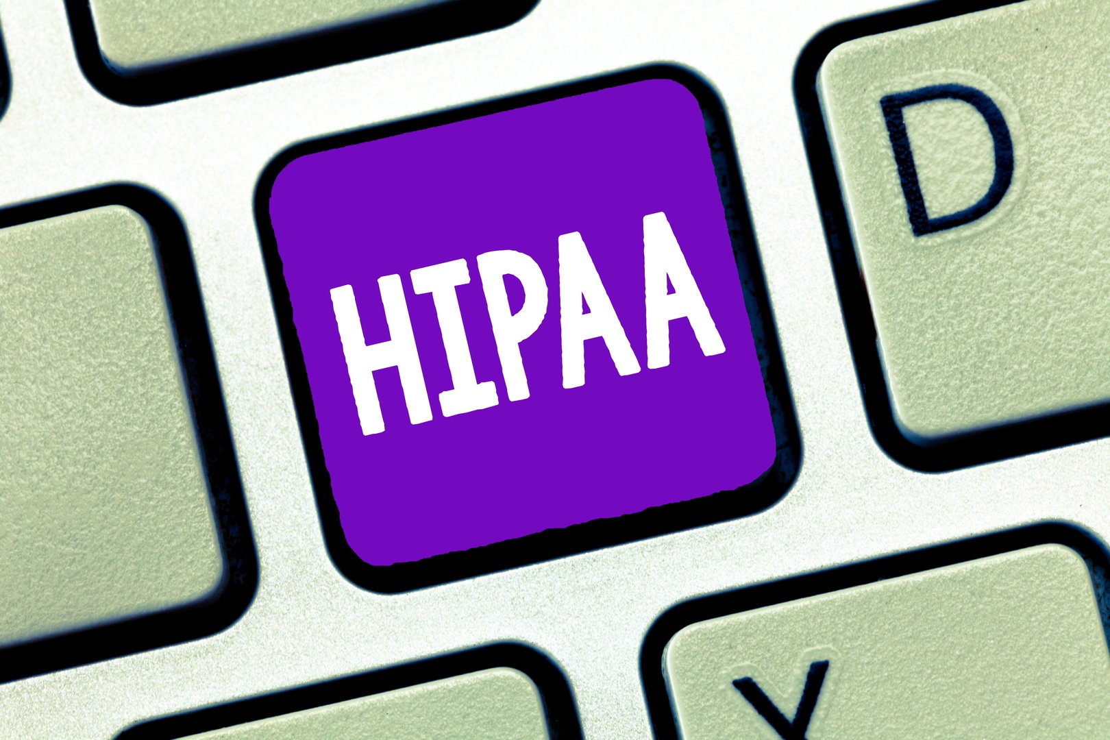Text sign showing Hipaa. Conceptual photo Acronym stands for Health Insurance Portability Accountability.