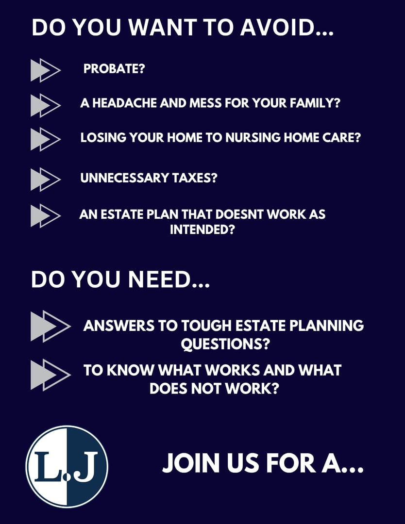 Estate Planning Issues Flyer