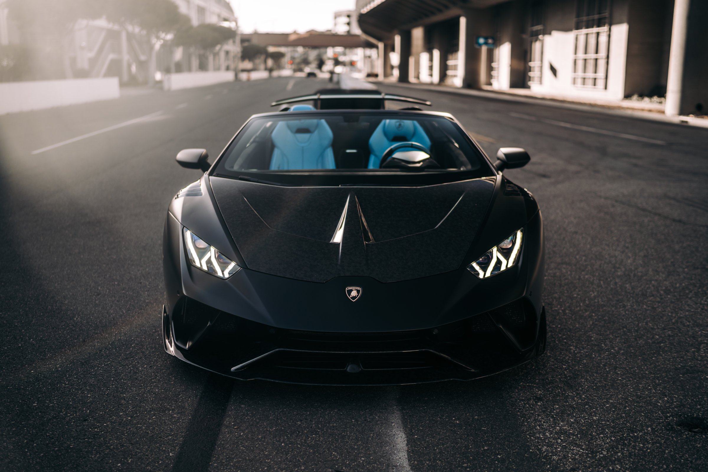 LA, CA, USA
January 27, 2025
Lamborghini Huracan Performante parked outdoors showing the front of the car
