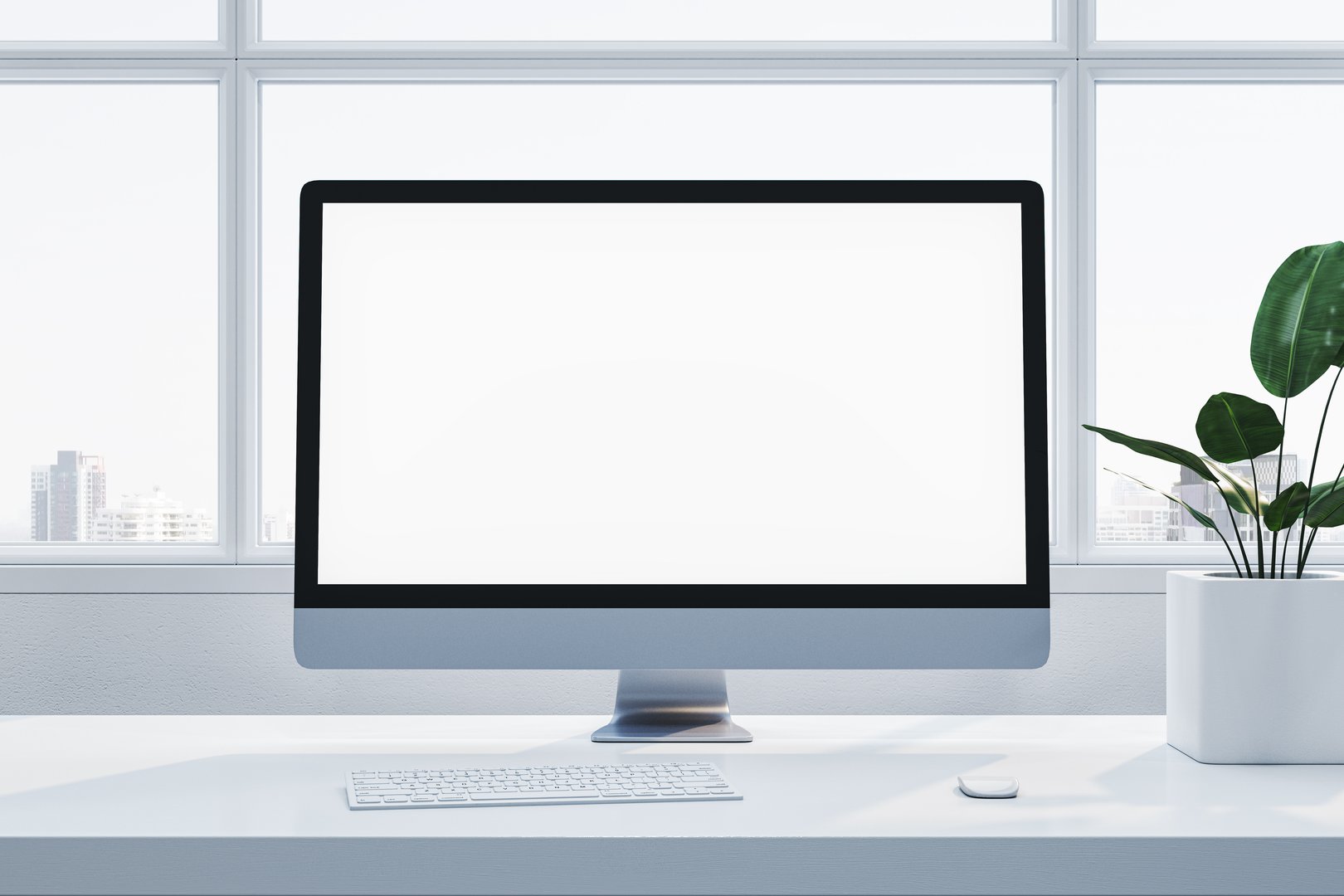 Modern office workspace