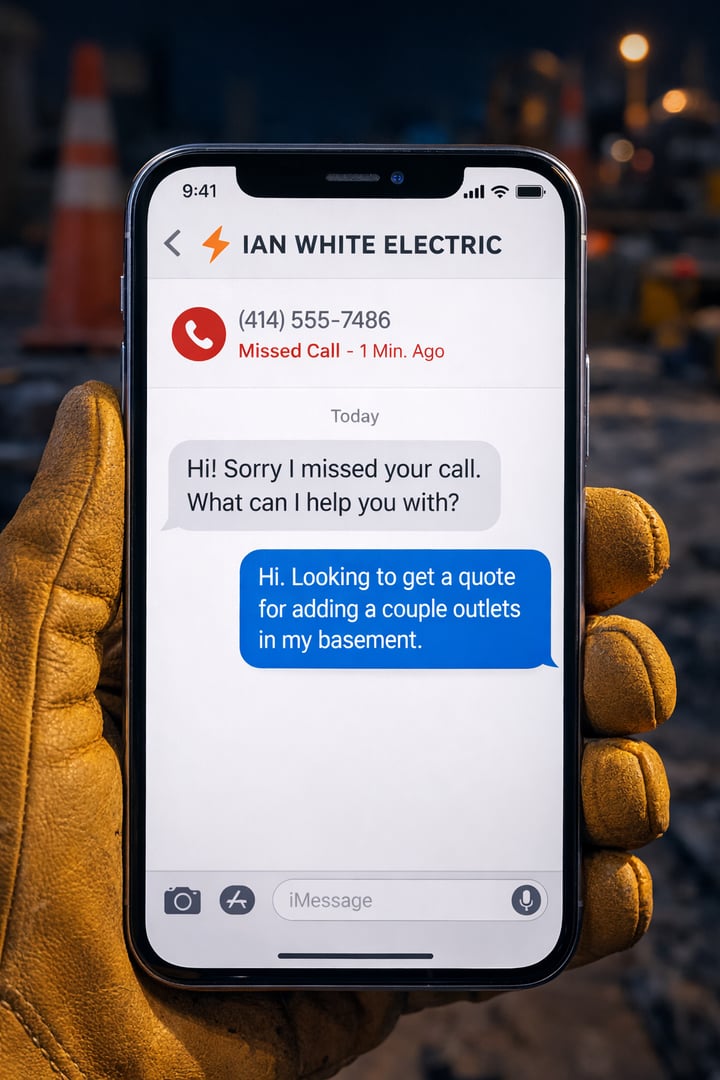 Missed Call Text Back Demo