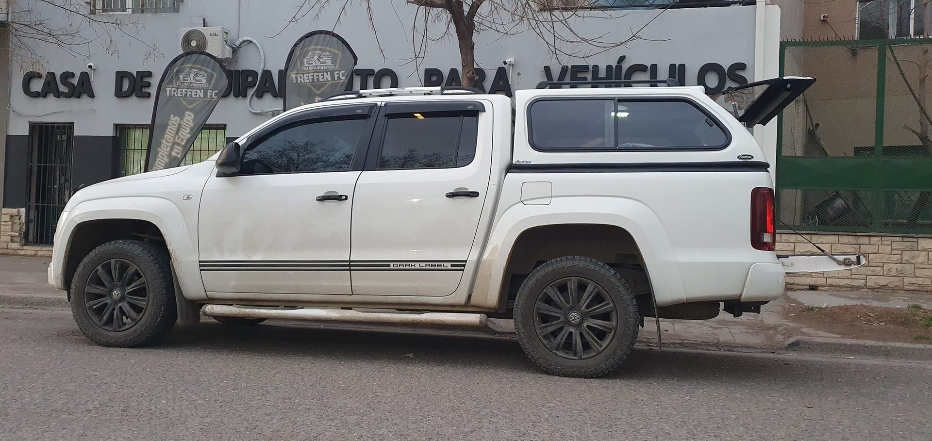 Cúpula instalada en Volkswagen Amarok