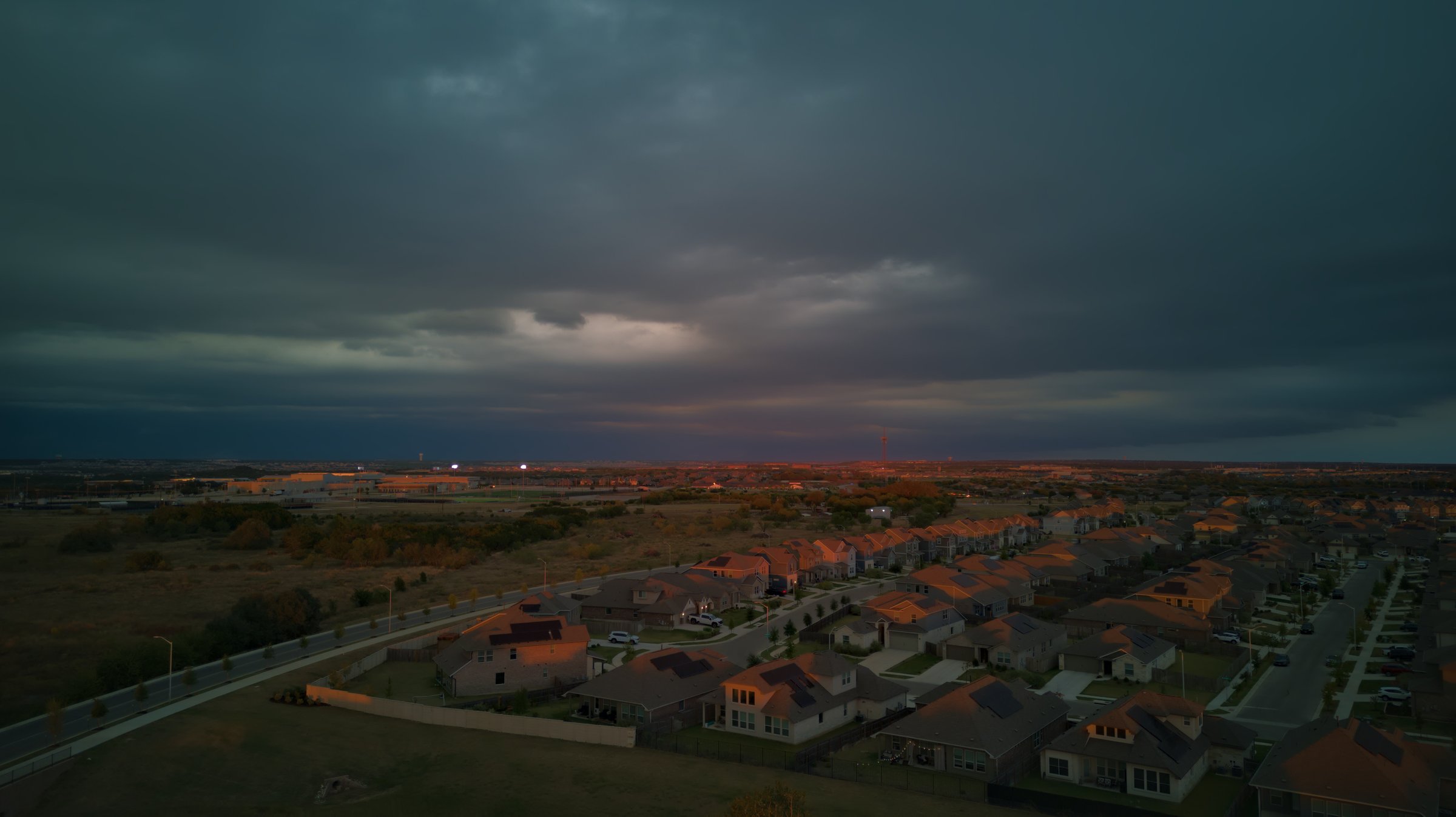 Professional aerial drone photography