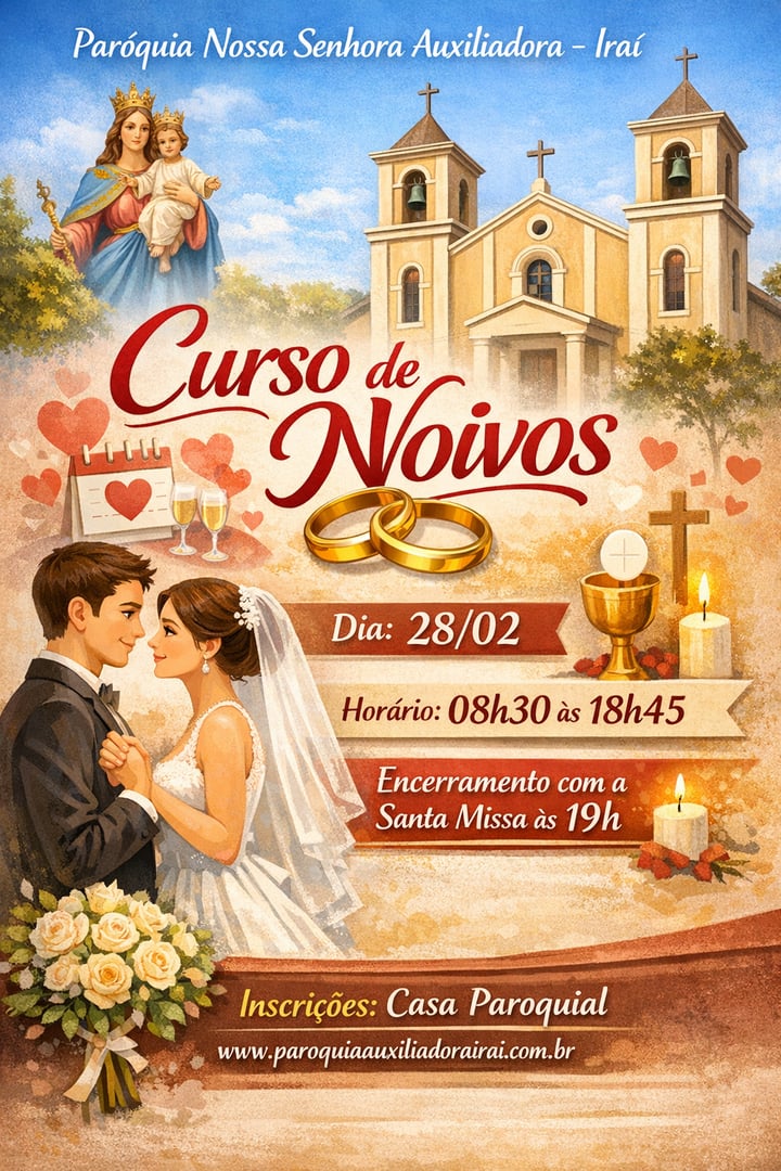 Curso de Noivos - Preparação para o Matrimônio