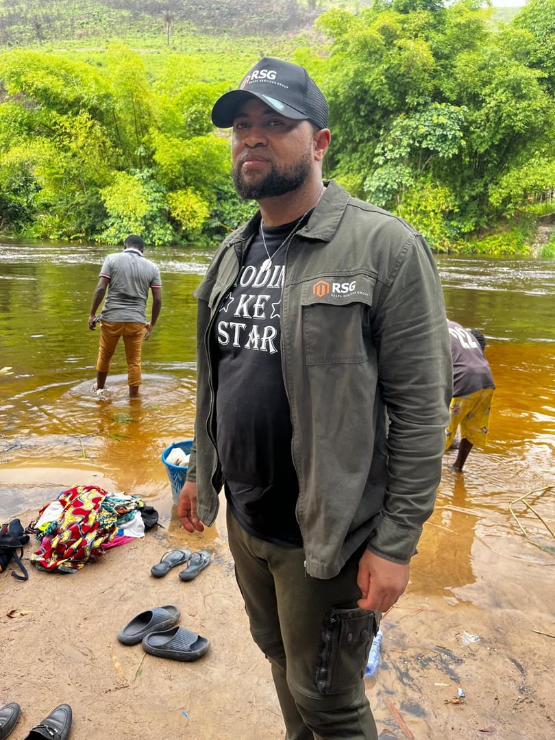 CEO Kabelo Letsoalo engaging with local DRC community