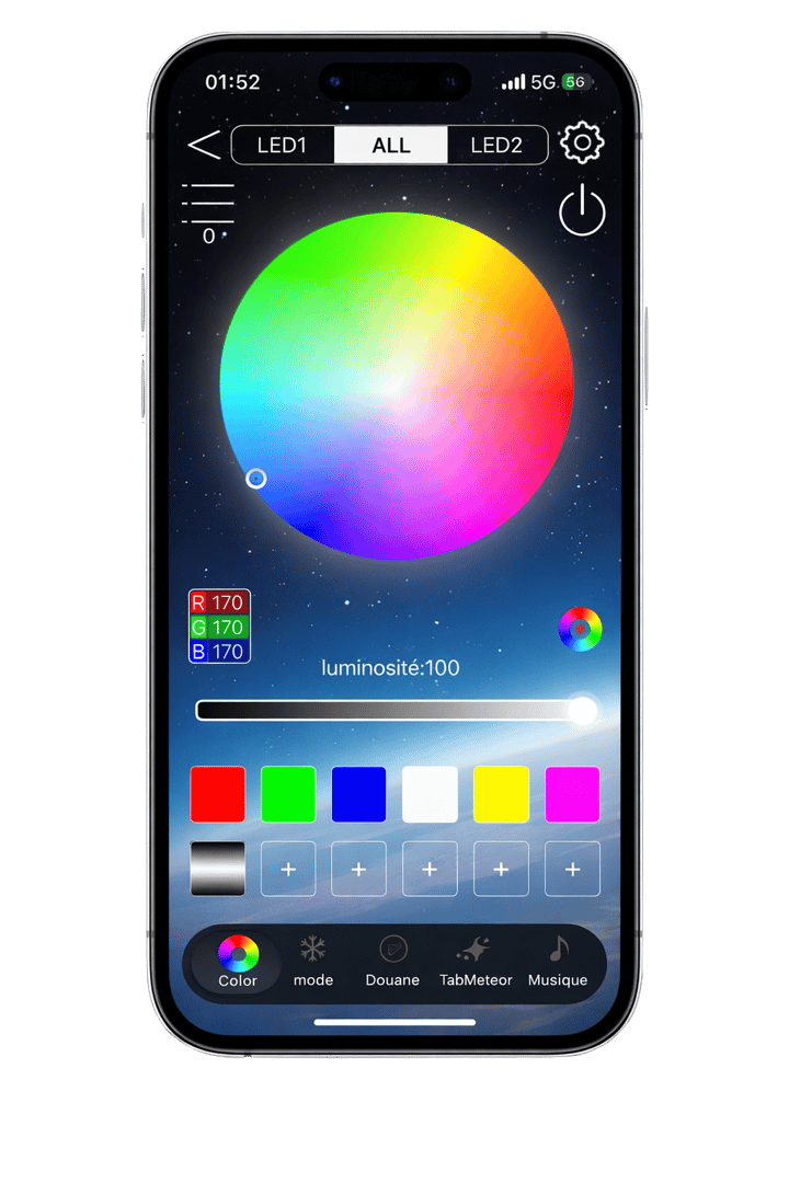 Toit étoilé de voiture