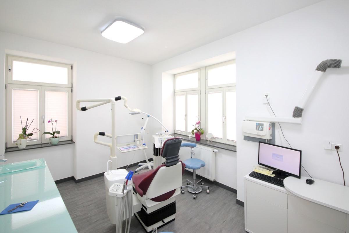 Dental practice interior