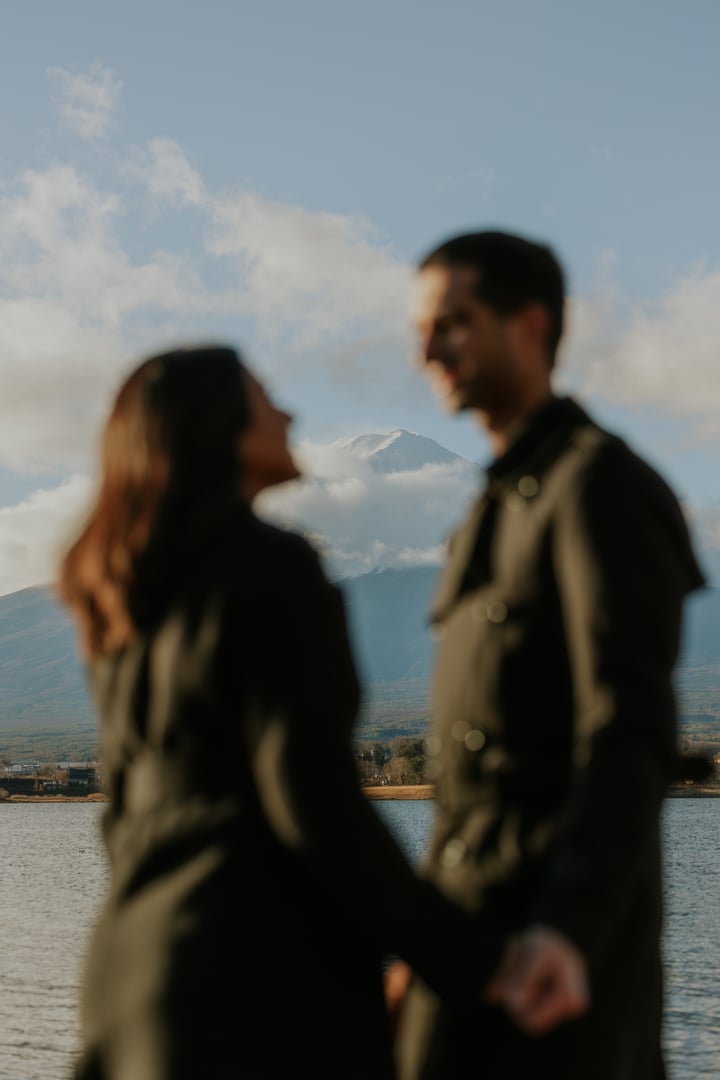 Mount Fuji couples photography