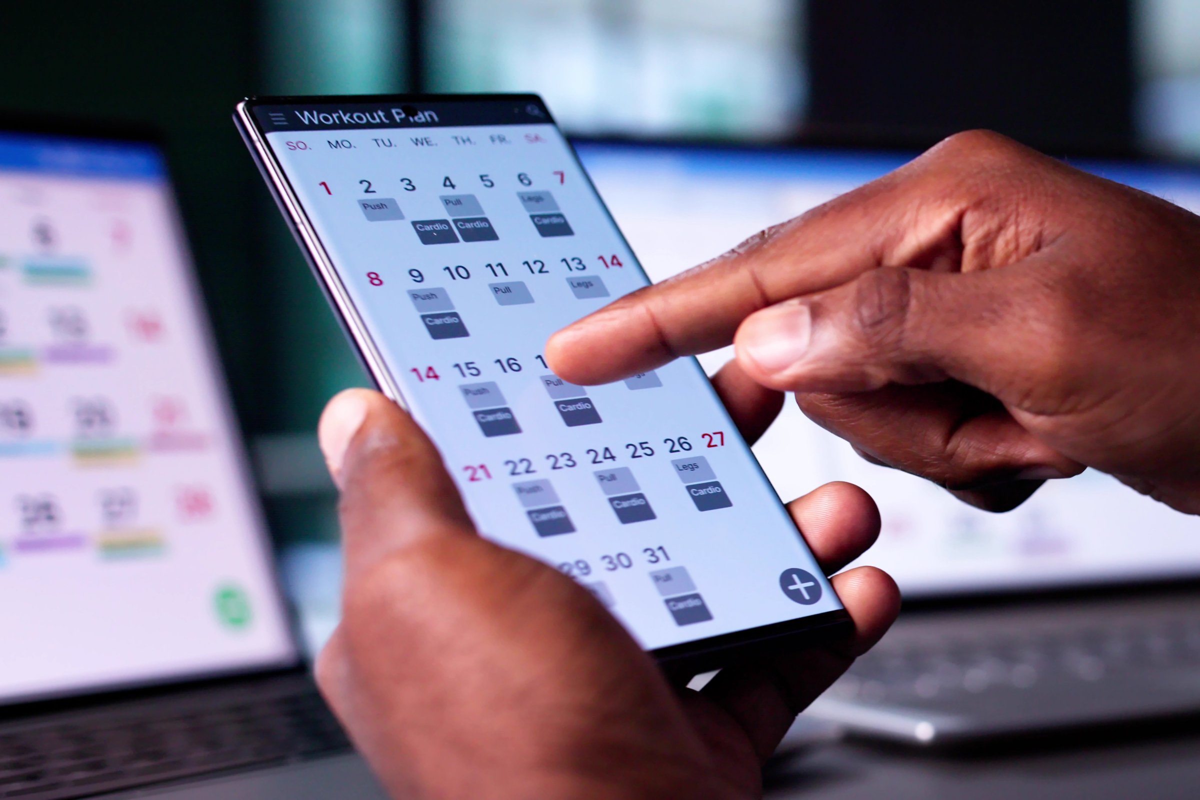 Workout Training Exercise Plan And Daily Schedule