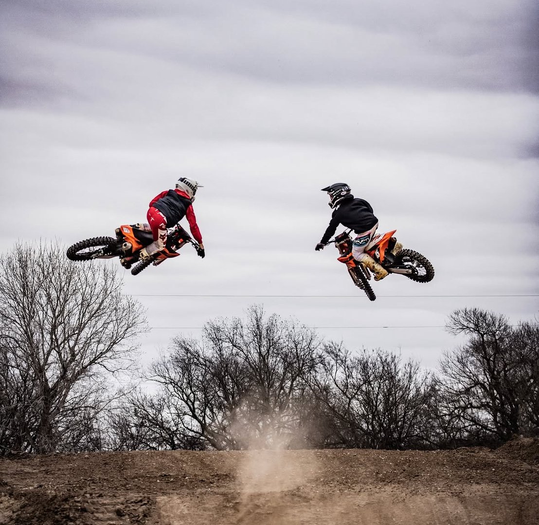 Black Gold Dirt Bike Track aerial view