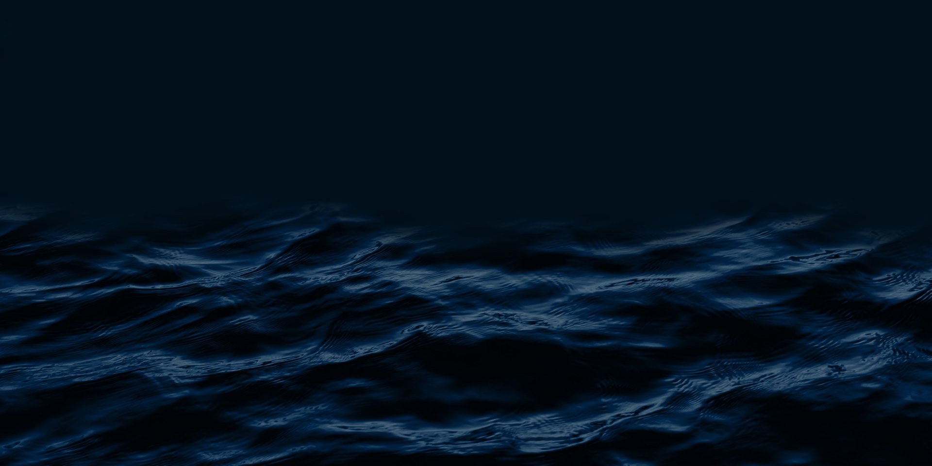 Dark moody calm sea waves with smooth texture