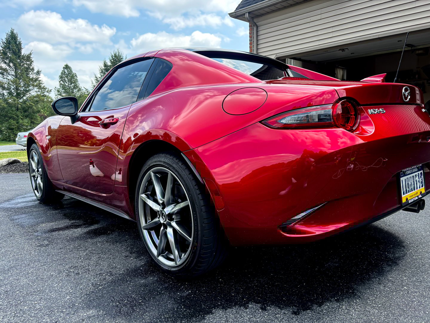 Mazda exterior detailing by Doorstep Detailers