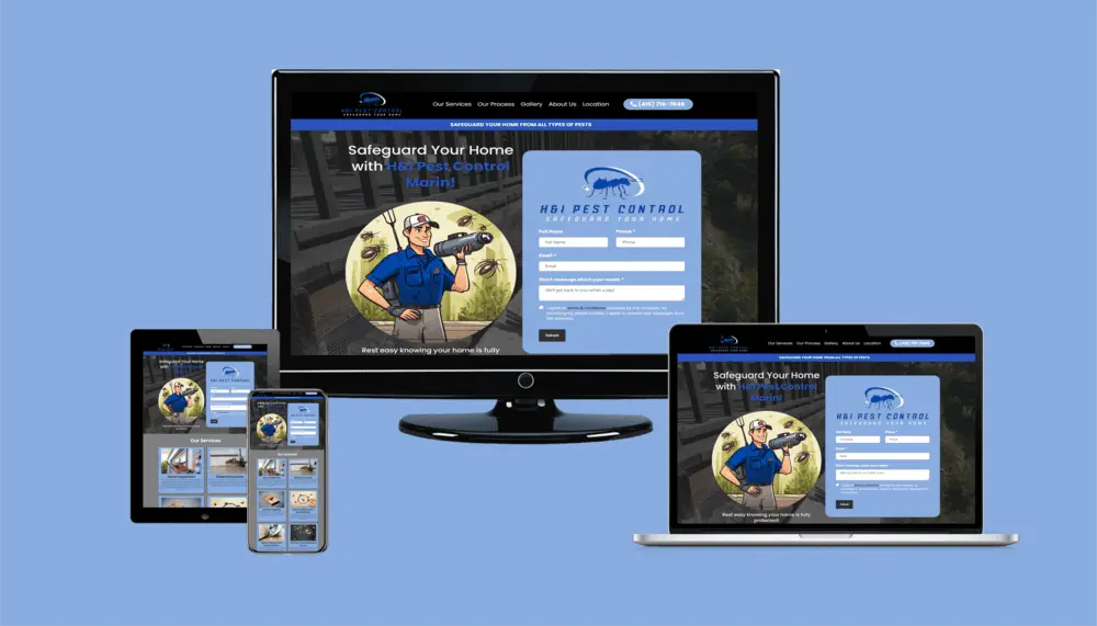 H&I Pest Control website design