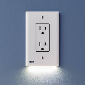 LED outlet cover installation