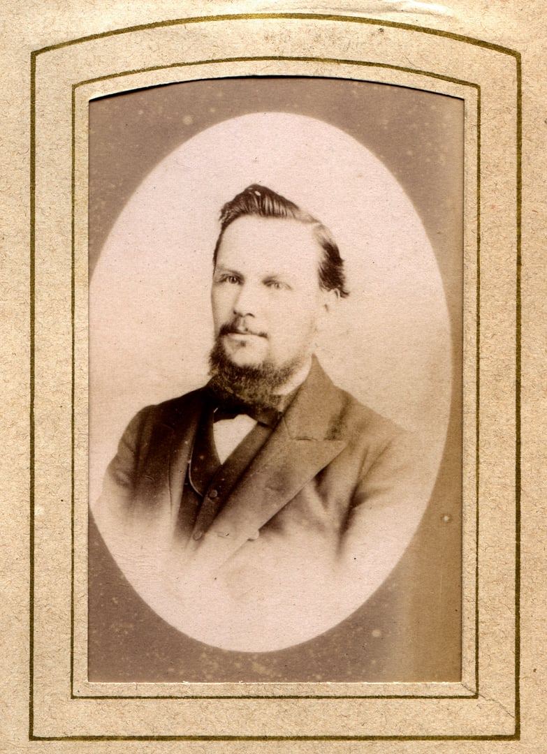 Vintage photograph of a Victorian man cira. 1870 to 1880