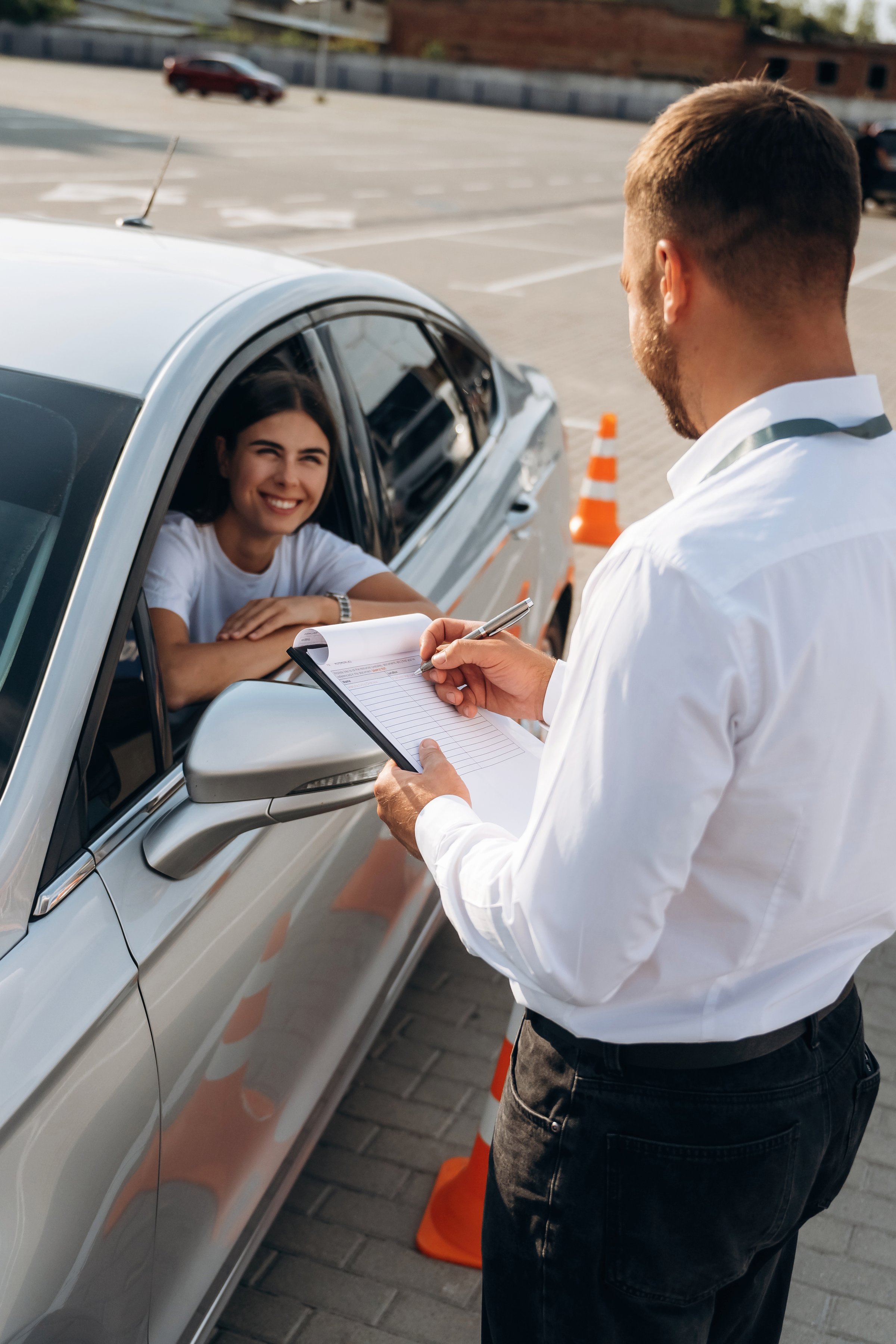 ICBC Class 4 commercial driving instructor preparing student for professional license road test in Langley BC