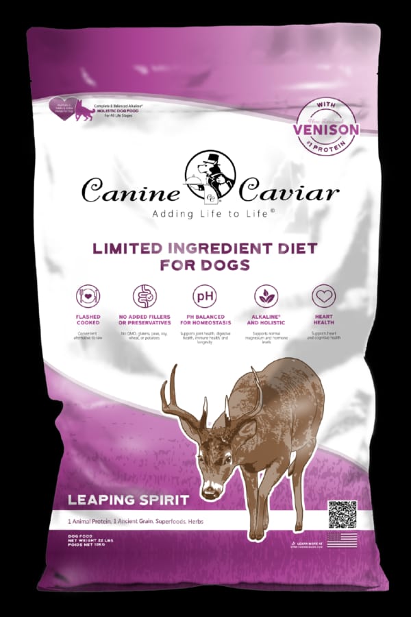 Leaping Spirit Venison Dog Food