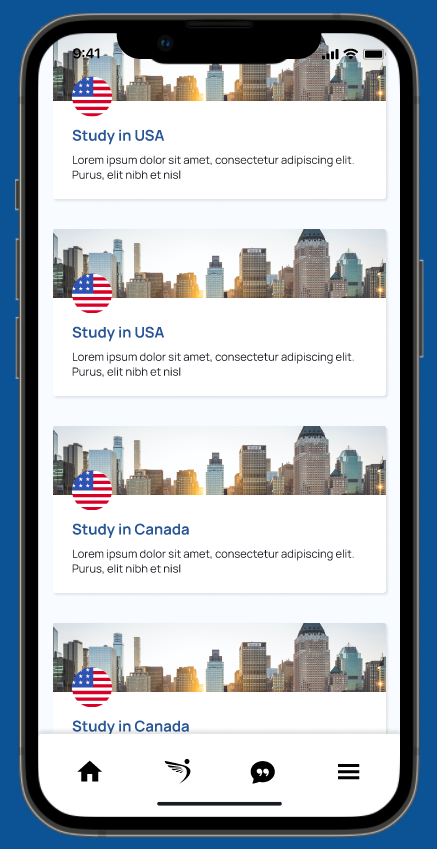 Study Abroad Consultancy App