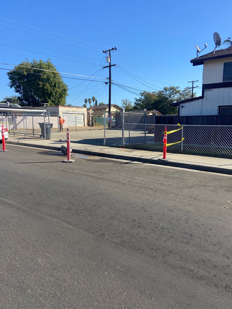 Commercial property drive approach concrete work Bakersfield