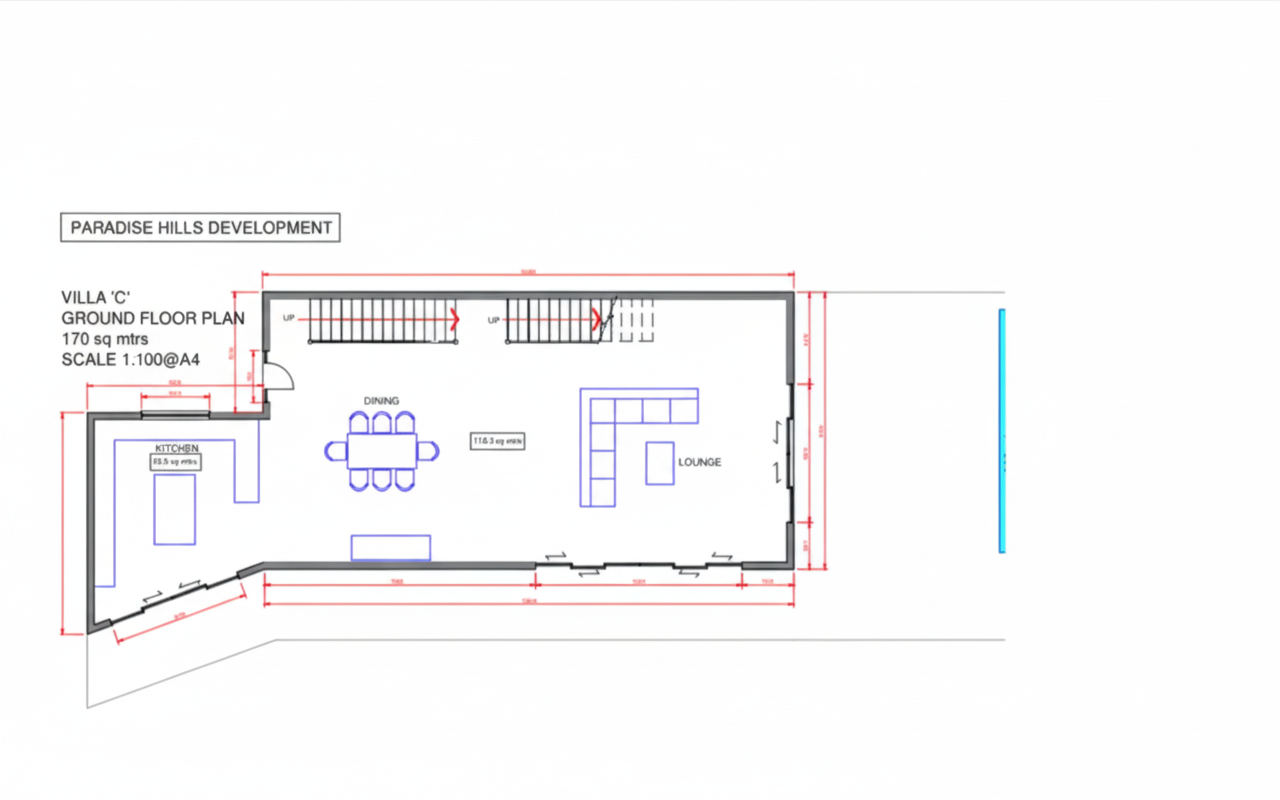 Villa Axis Ground Floor Plan