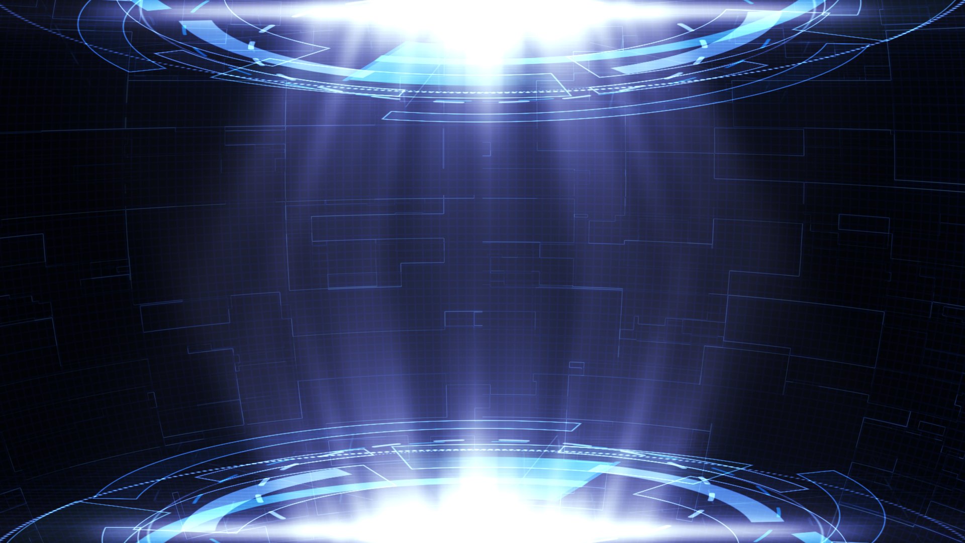 Tunnel Hologram Light Stand Show Digital Technology Futuristic Hud Background. digital technology internet connection Light