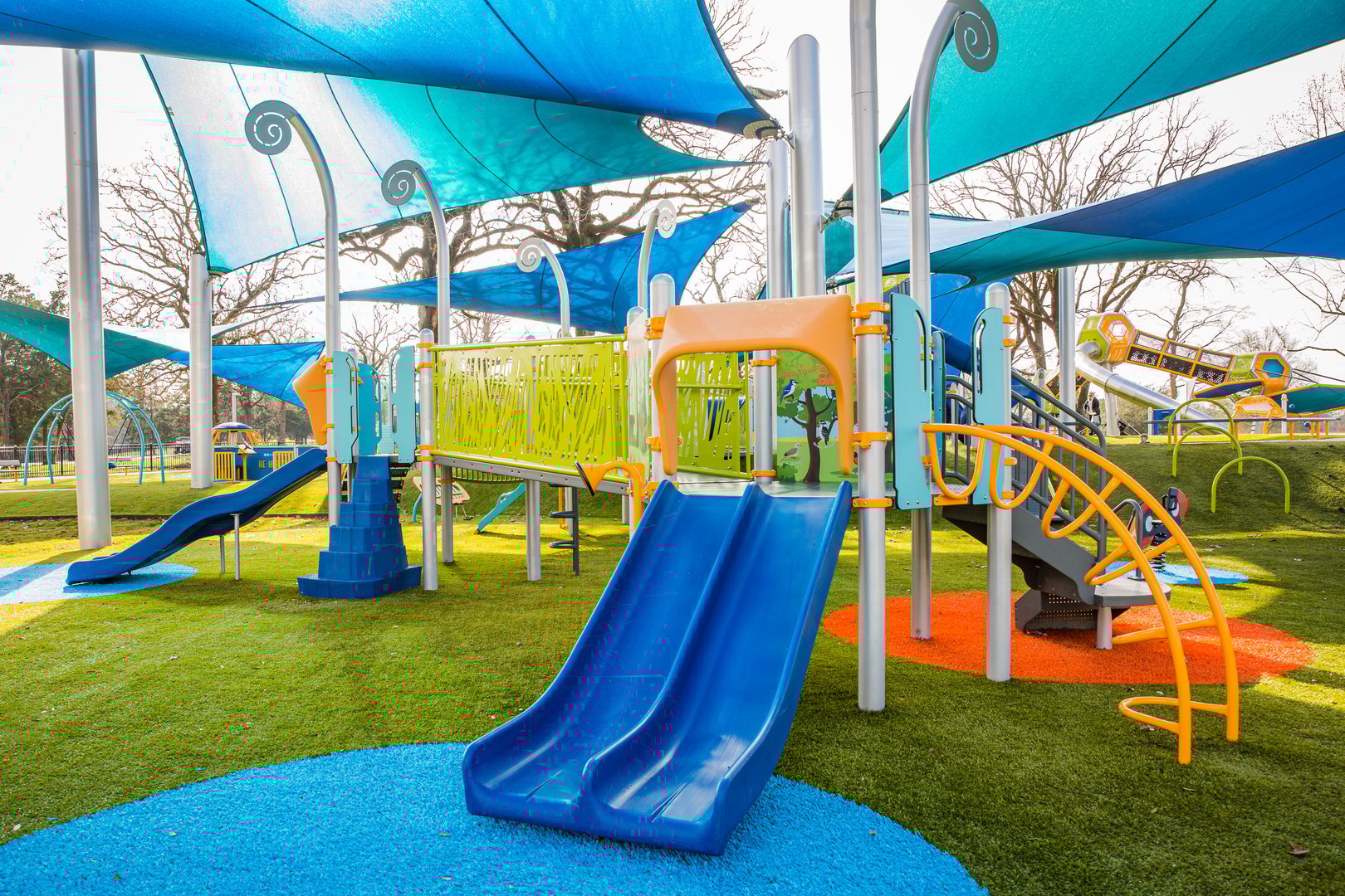 Children's Play Area with Safe and Colorful Playground