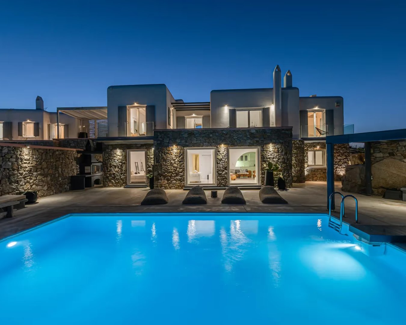 Villa Toula III Mykonos luxury exterior view