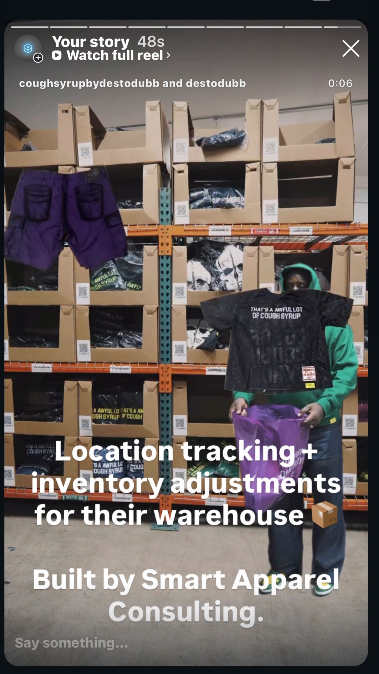 Awful Lot of Cough Syrup warehouse