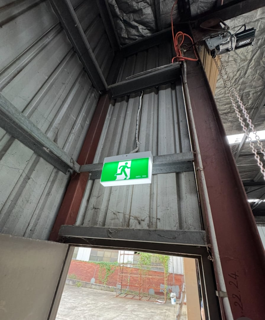Emergency exit sign and lighting
