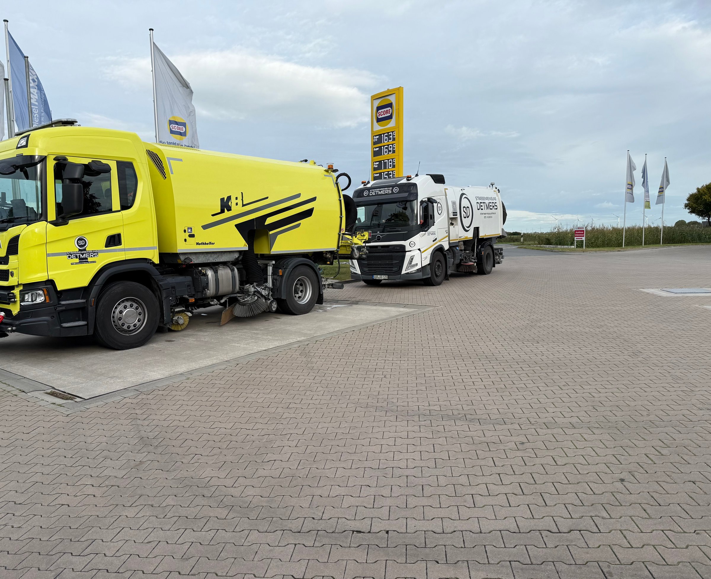 Straßenreinigung Detmers im Einsatz